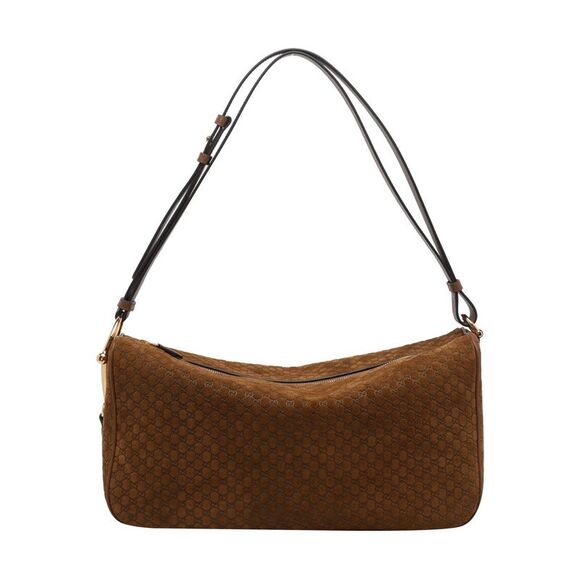 GUCCI Handbags - Gucci Women Medium Gucci Half Horsebit Shoulder Bag